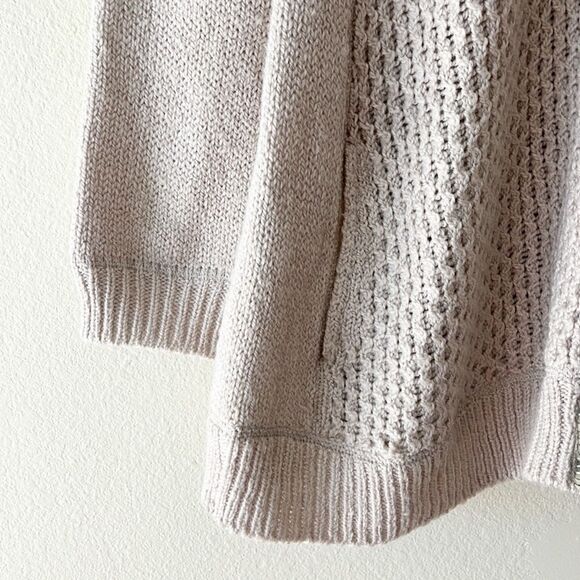 Rebecca Taylor Mohair Wool Blend Knit Hooded Sequin Cardigan - Picture 5 of 12